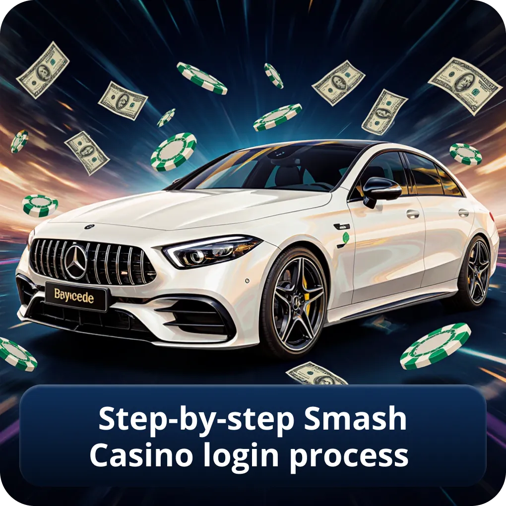 Step-by-step Smash Casino login process